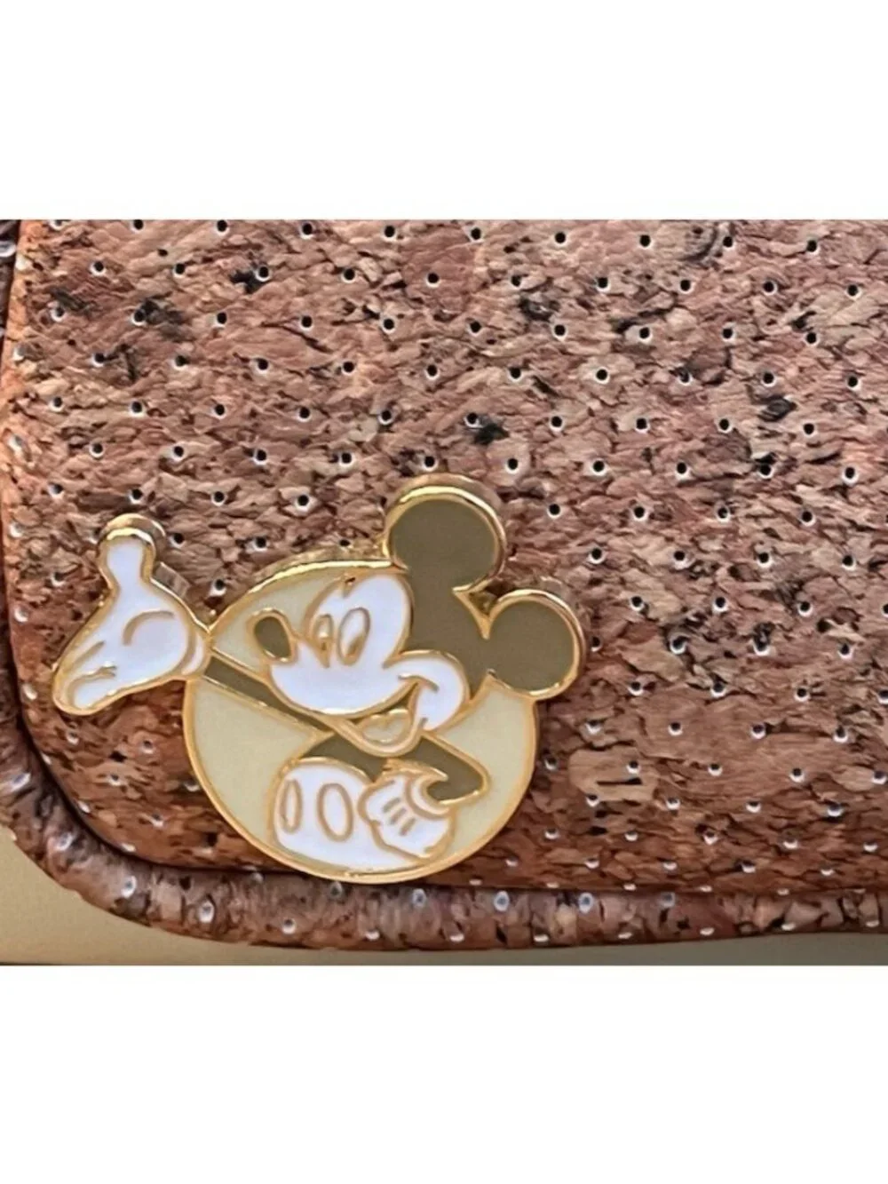 Loungefly Mickey Mouse Corkboard Pin Display Ears Mini Backpack with Pin NWT - Picture 2 of 7